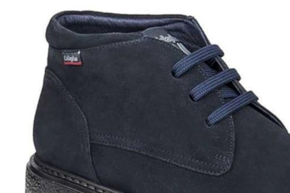 Botines con cordones Callaghan 12302 Free Crep en azul para hombre