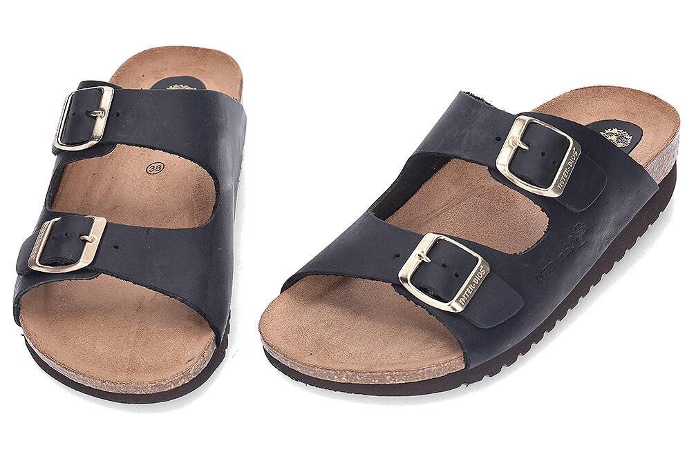 Sandalias cómodas Inter Bios 7206 en negro