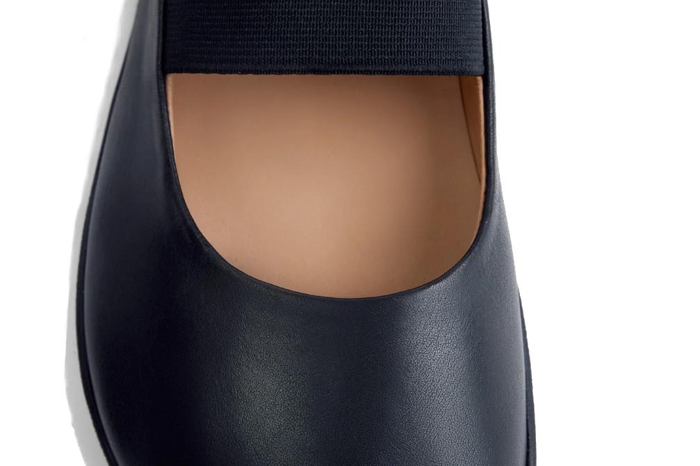 Bailarinas Barefoot Gioseppo Malakisi 79018 de Piel en negro para mujer