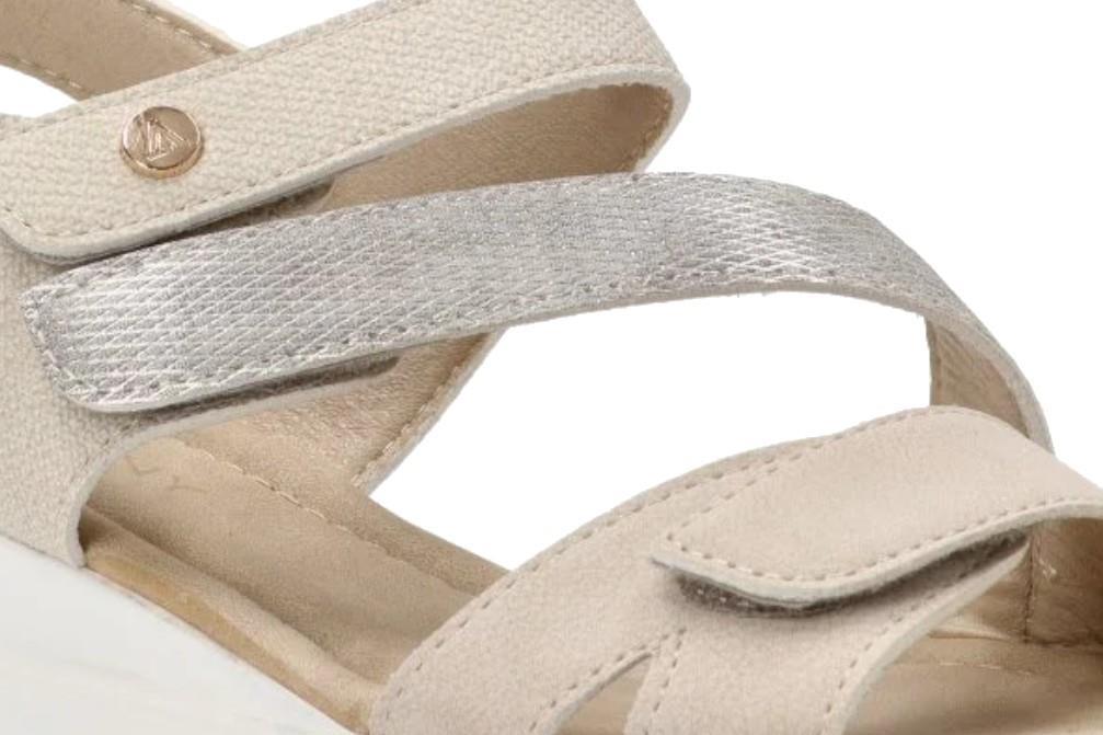 Sandalia Armony by Etika 4006 en beige para mujer