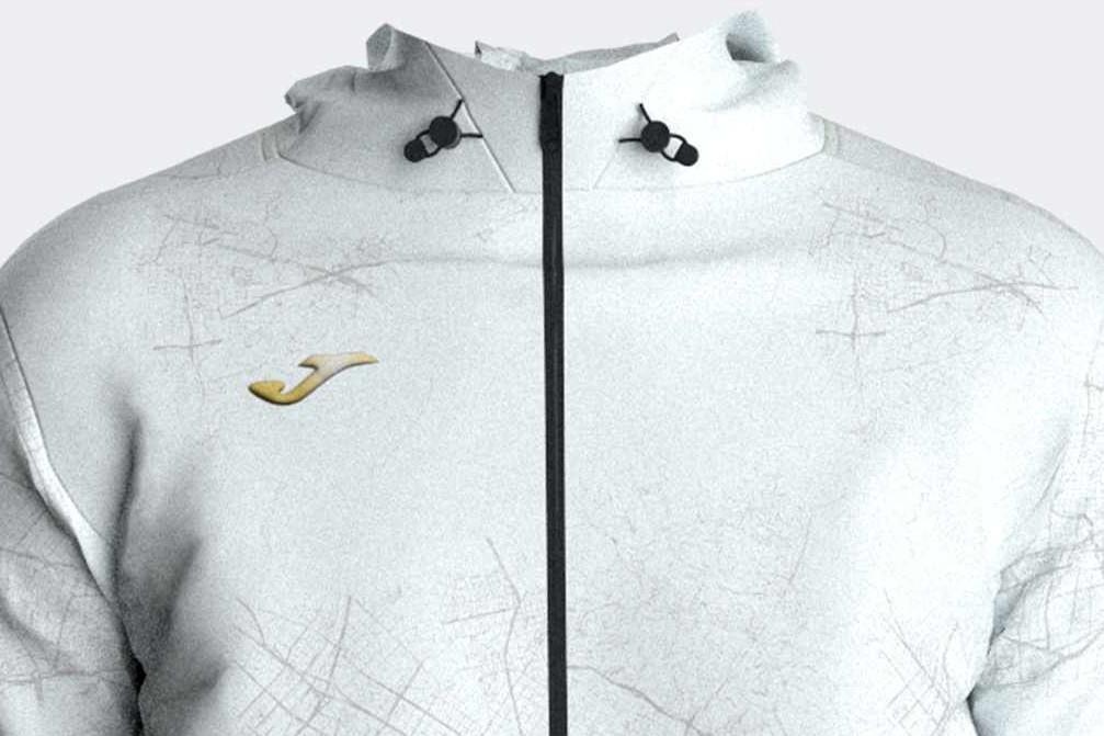 Chubasquero Joma R-Night en blanco para hombre