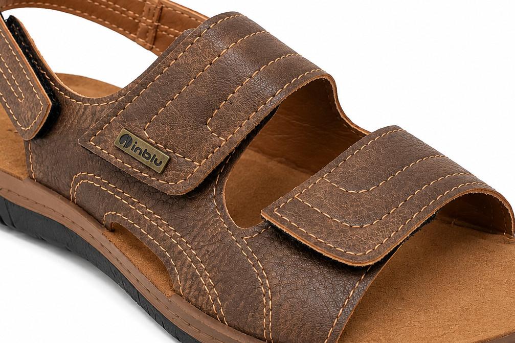 Sandalias confort Inblu ID000021 para hombre con triple ajuste