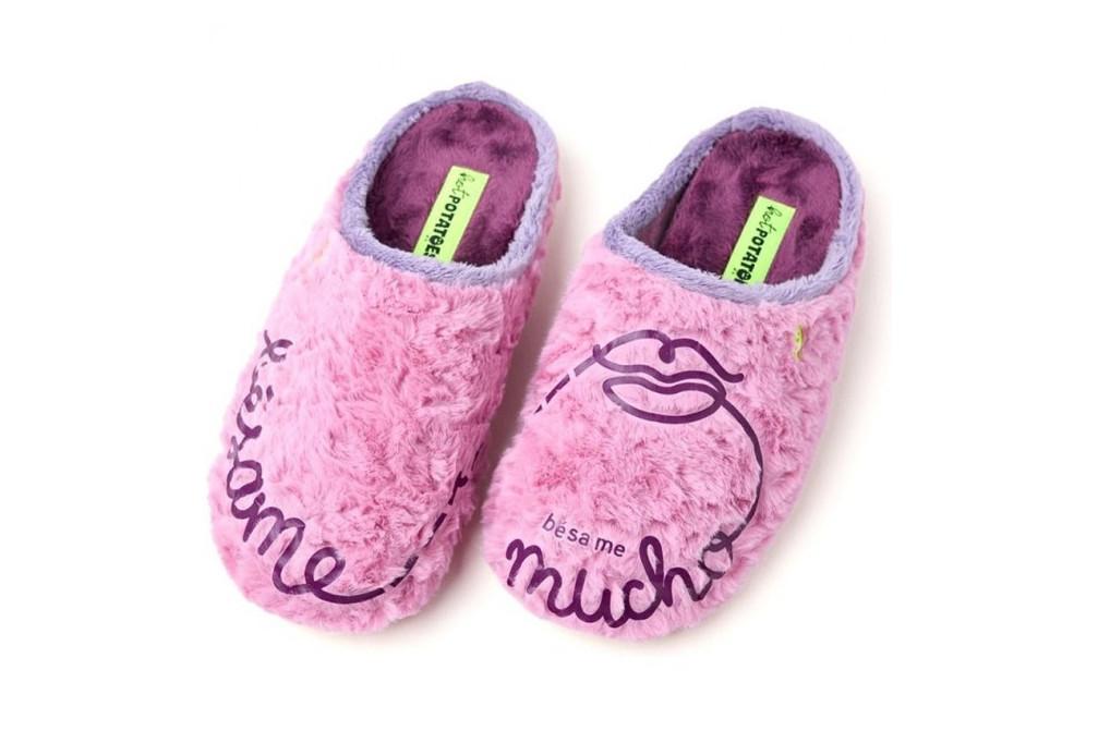 Zapatillas de casa Hot Potatoes LUPTON en rosa