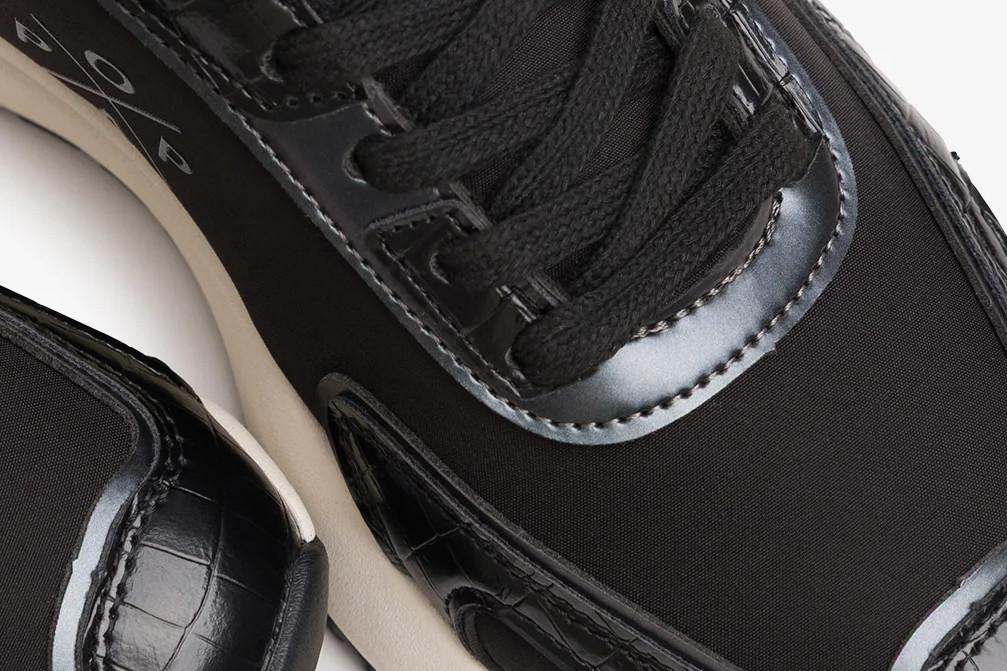 Zapatillas deportivas planas de mujer Popa Blake DS56501 negras