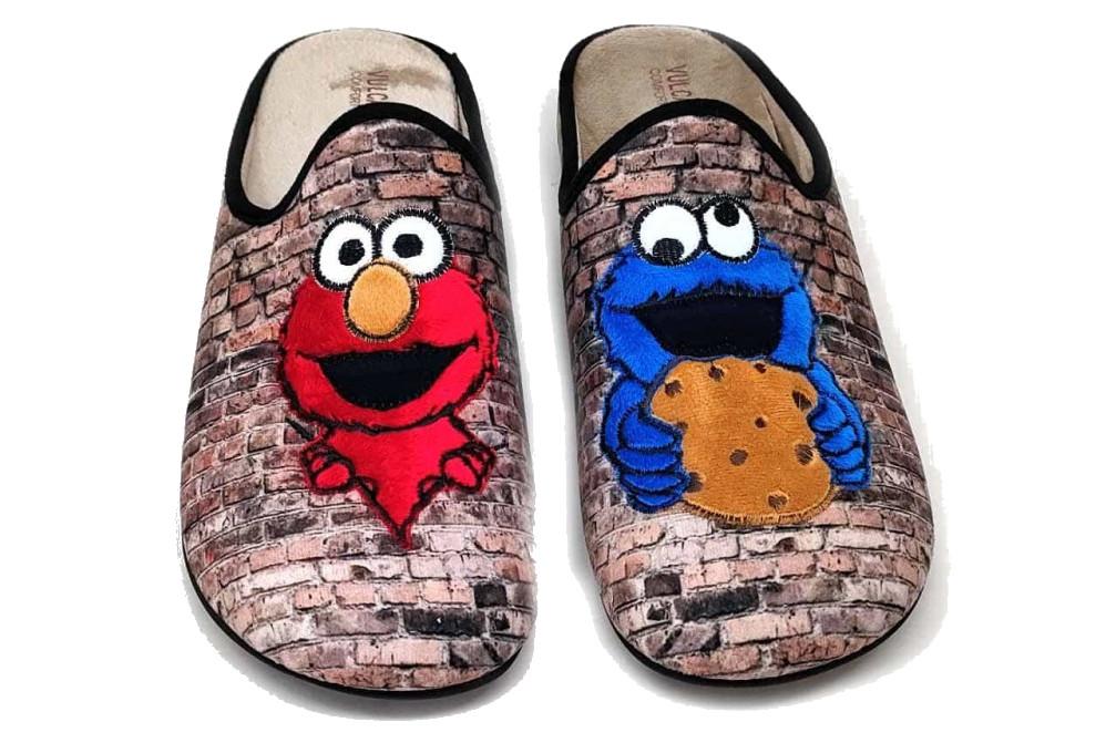 Zapatillas de casa hombre Vulca-Bicha 4815 con dibujo divertido