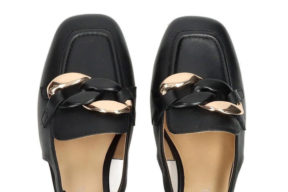Mocasín Regarde le ciel Lola-03 en negro para mujer