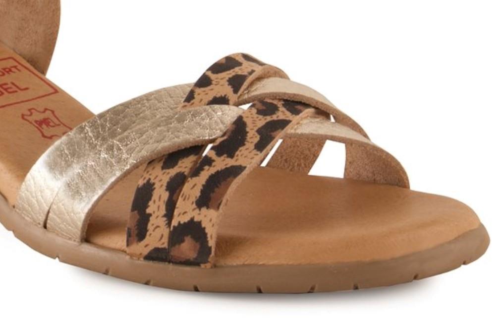 Sandalias con tacón Tekila 305 en platino para mujer