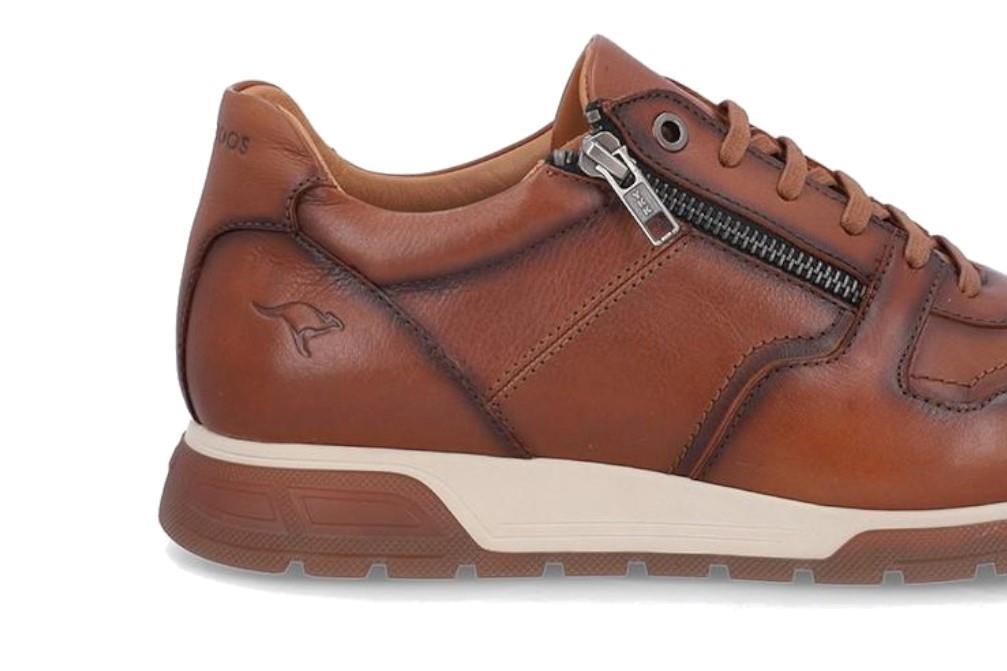 Zapatillas deportivas Kangaroos 933-13 en color cuero