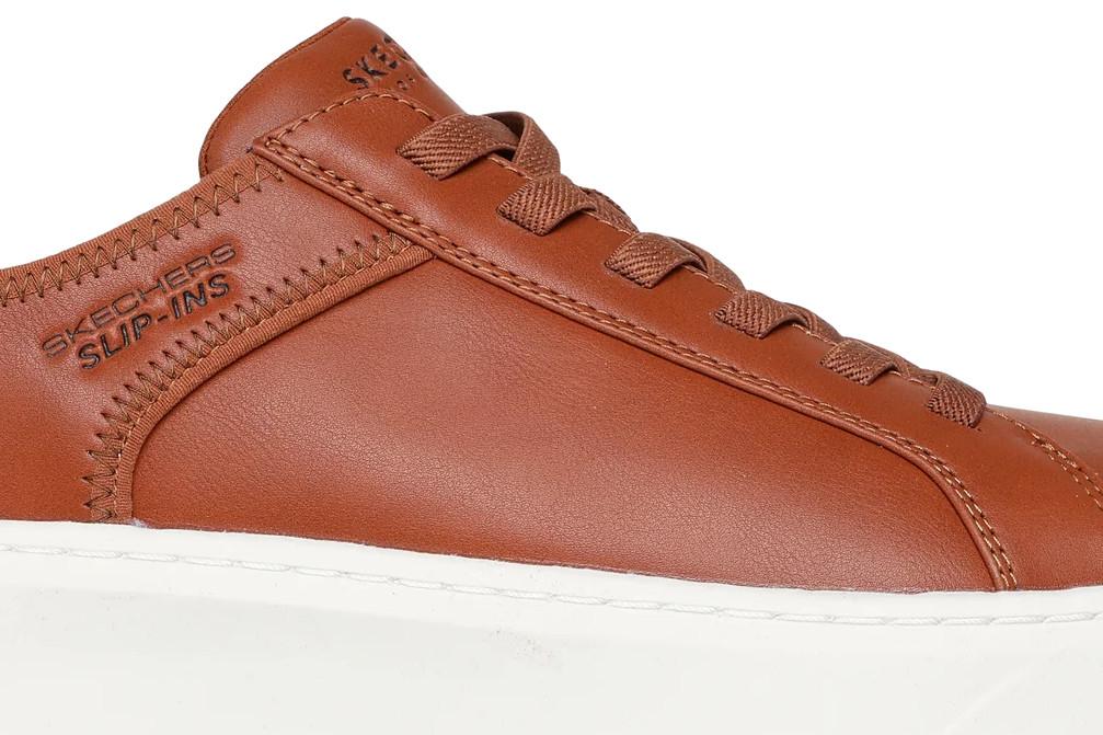 Zapatillas deportivas Skechers Slip-ins: Court Break - Double Vented en coñac