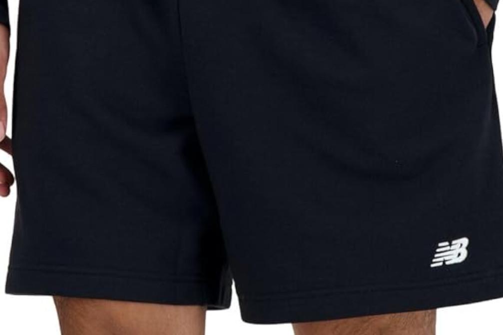 Short deportivo New Balance Sport Essentials French Terry 7" MS41520 en negro