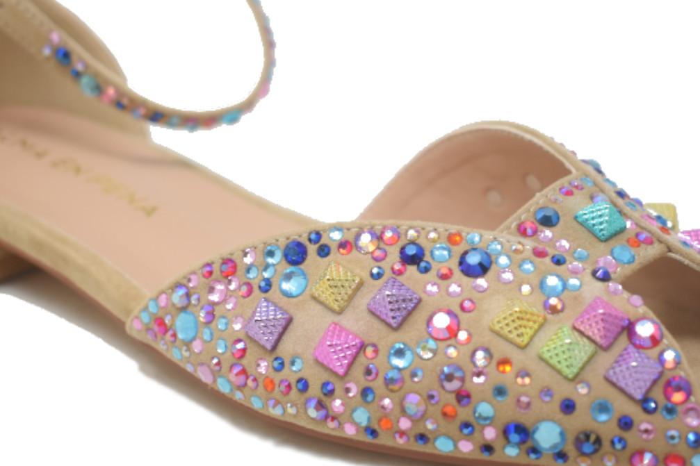 Bailarinas de fiesta Alma en Pena V2651854 en multicolor – Zapato Cangrejera planos