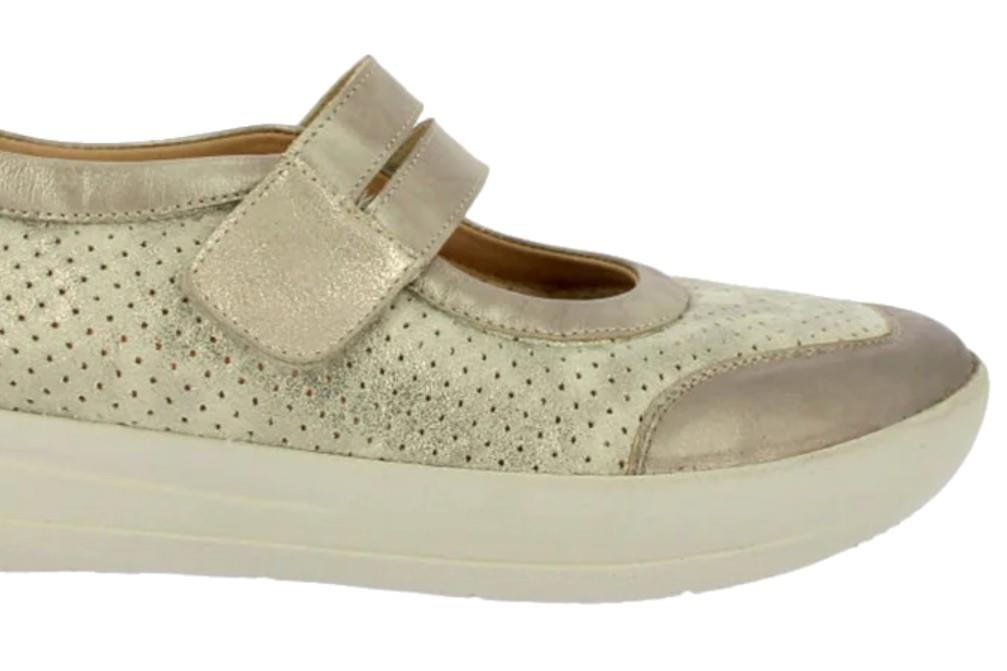 Merceditas deportivas Doctor Cutillas 50307 en oro para mujer