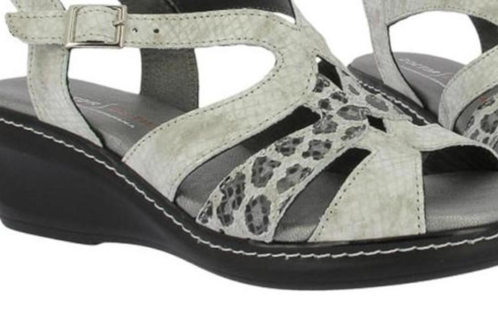 Sandalias con cuña baja Doctor Cutillas 32178 Escamas Salinas Mujer | Cómodas, Elegantes y Ligeras