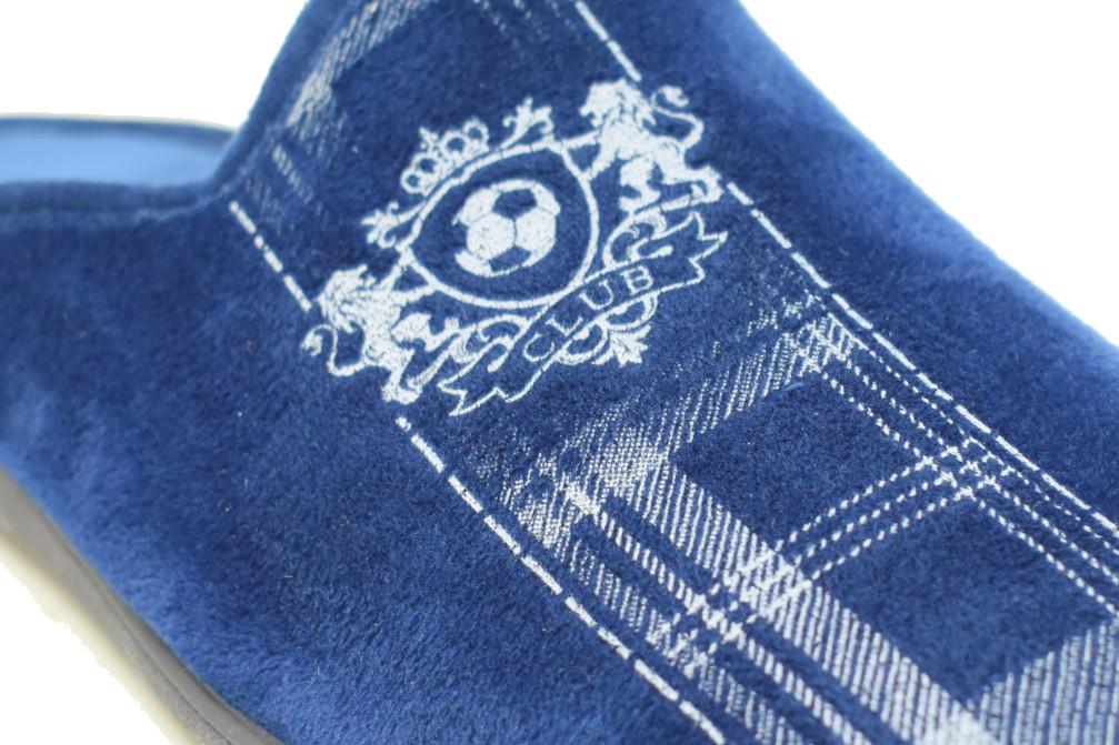 Zapatillas de casa destalonadas Calusa 52-330 en azul
