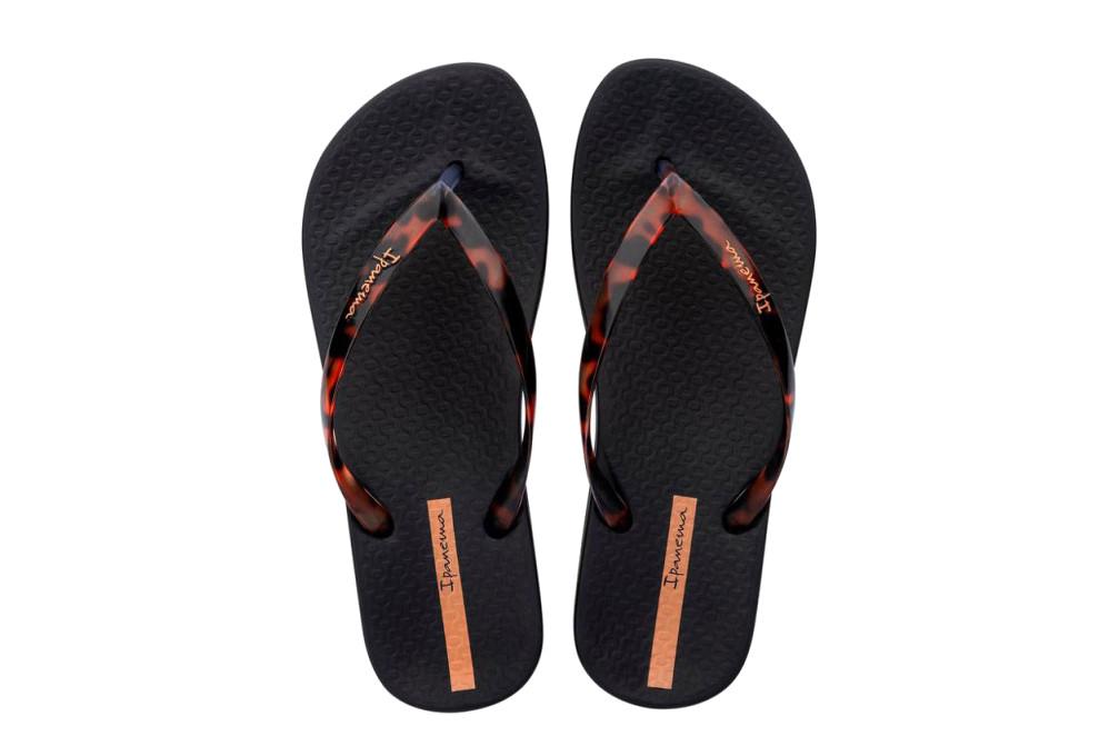 Chanclas de Dedo Ipanema Anat Connect II FEM IP83648 Negras para Mujer | Sandalias de piscina