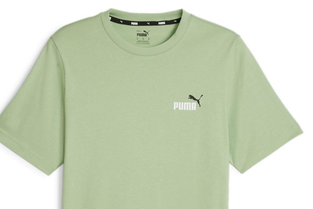 Camiseta Puma Essentials+ con logotipo bicolor pequeño para hombre