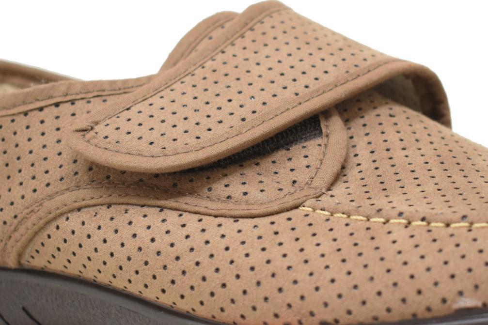 Zapatillas de casa Cabrera biomedic 9558 en taupe para hombre