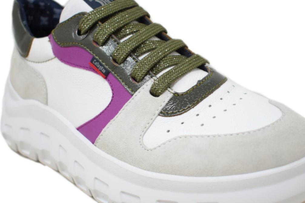 Zapatilla deportiva Callaghan 56002 Sirena en blanco para mujer