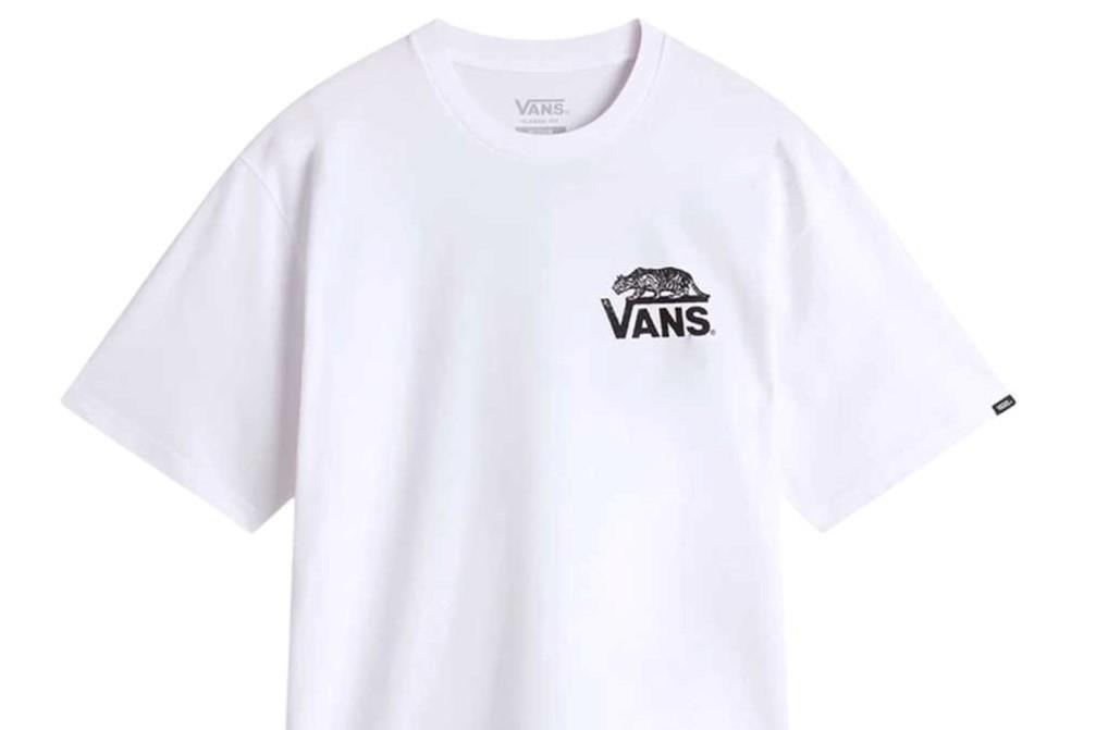 Camiseta de manga corta Vans SNEAKY VN000M3YWHT en blanco
