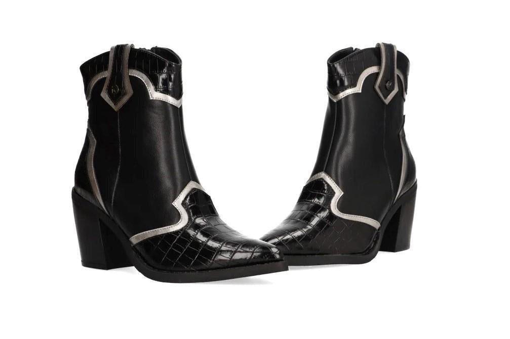 Botines cowboy Etika LYSS 110526 en negro para mujer