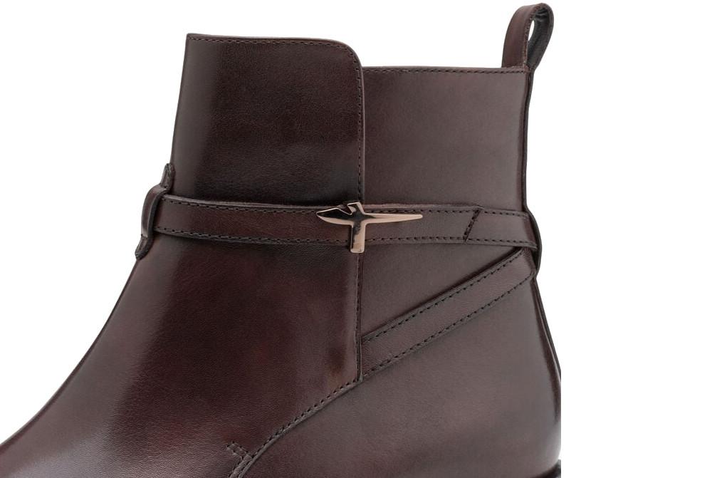 Botines planos Tamaris 25321 en cuero