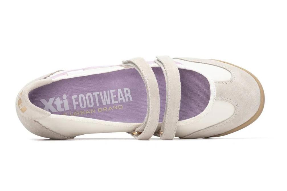 Bailarina deportiva de mujer XTI 14522001 plana cómoda con cierre adherente antideslizante