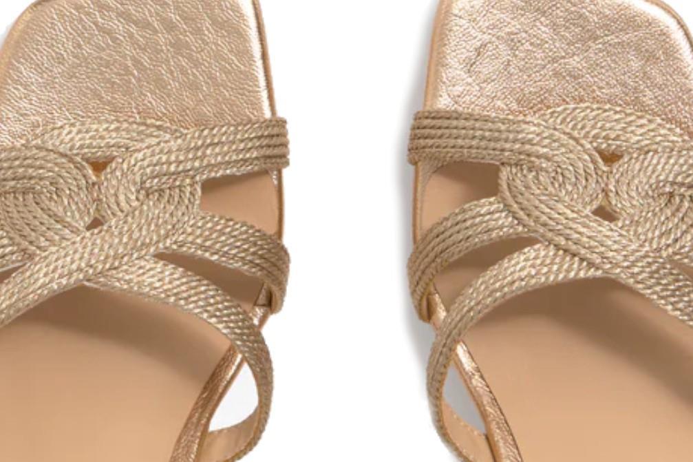 Sandalias Regarde Le Ciel AMALIA-03 Copper en oro