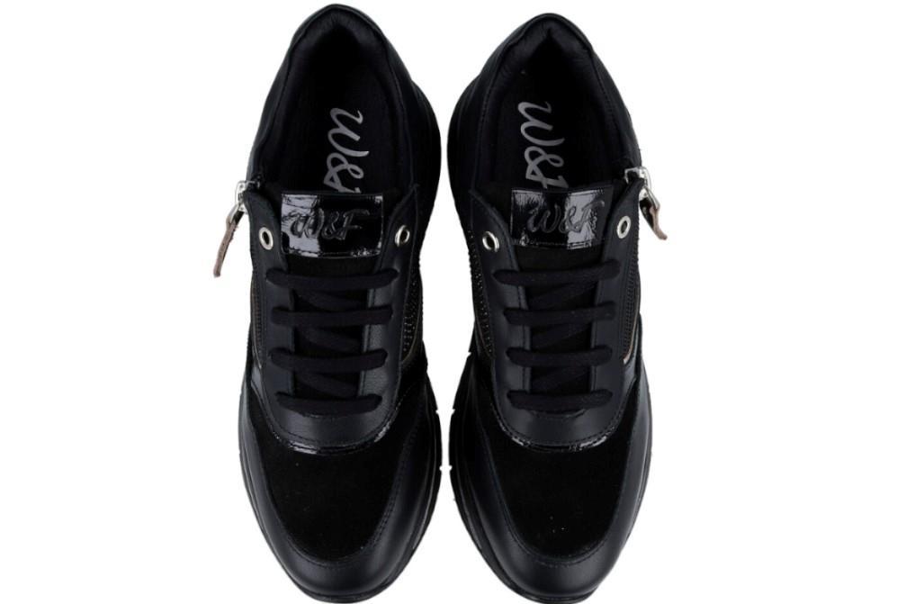 Zapatillas deportivas Walk&Fly Nimega SS24-11 en negro para mujer