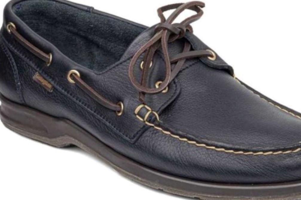 Zapatos náuticos Callaghan 53205 Sea-walker en azul para hombre