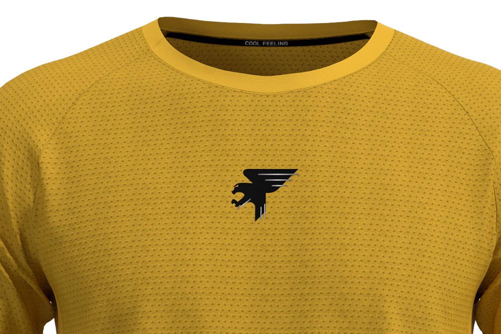 Camiseta de manga corta Joma EXPLORER COLD 104643 en amarillo