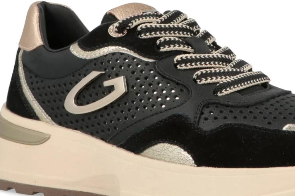 Zapatillas deportivas con plataforma Guardiani Levante Top GL62504A para mujer en negro