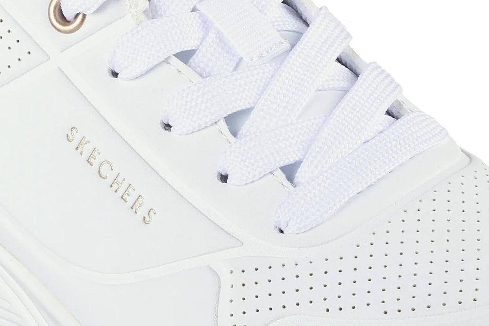 Zapatillas Niña Skechers UNO Gen1 Shimmer Away Blanco | Cámara de Aire Skech-Air