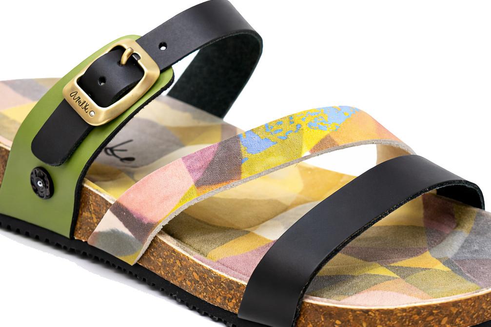 Sandalias planas bio Anekke Madrid 423 en verde