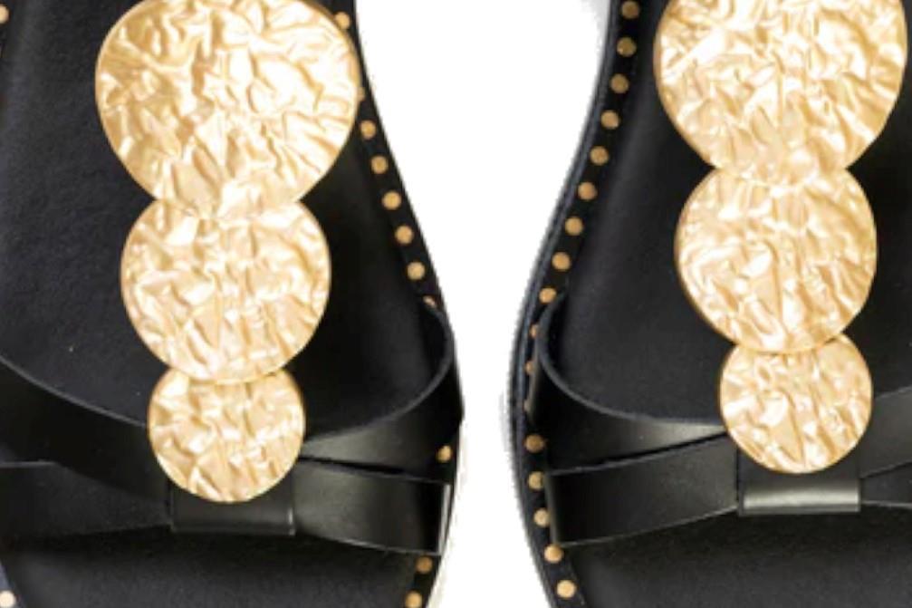 Sandalias planas Oh! My Sandals Edurne 5767 en negro