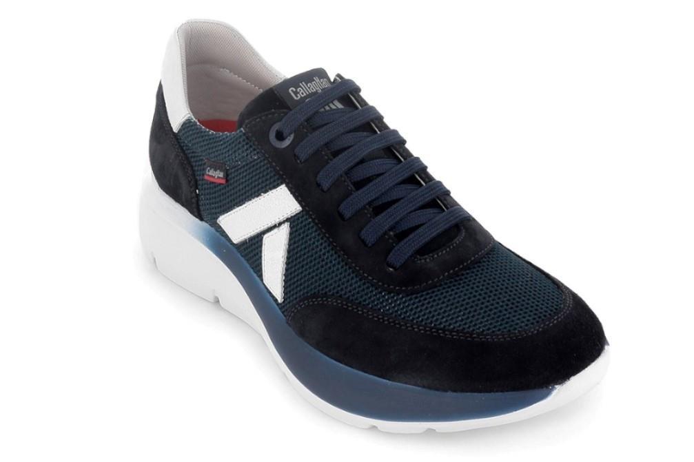 Zapatillas deportivas Callaghan 61201 Algoritmo en azul para hombre