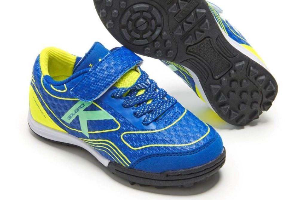 Zapatillas de fútbol sala Kelme Goleiro Elastic Turf 52168 en royal para niños