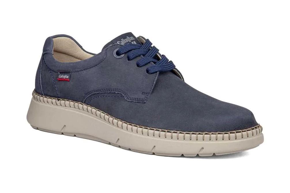 Zapatos con cordones Callaghan 53505 Circular en azul para hombre