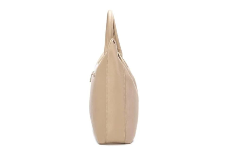 Bolso shopper Carmela 186202 en color beige