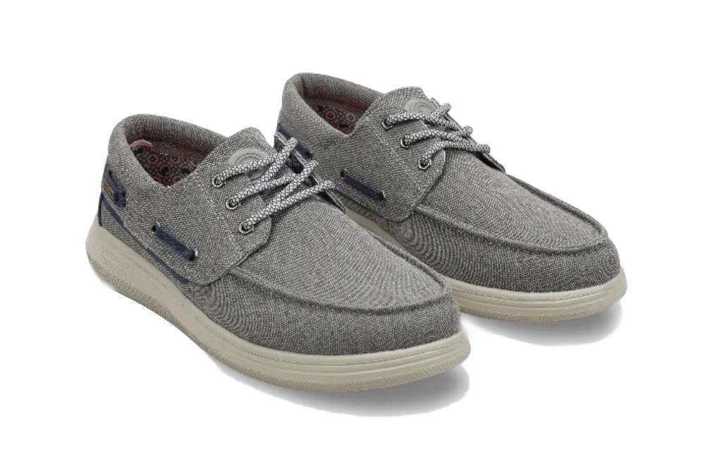Zapatos Náuticos de lona Coronel Tapiocca T869-4 en gris para hombre