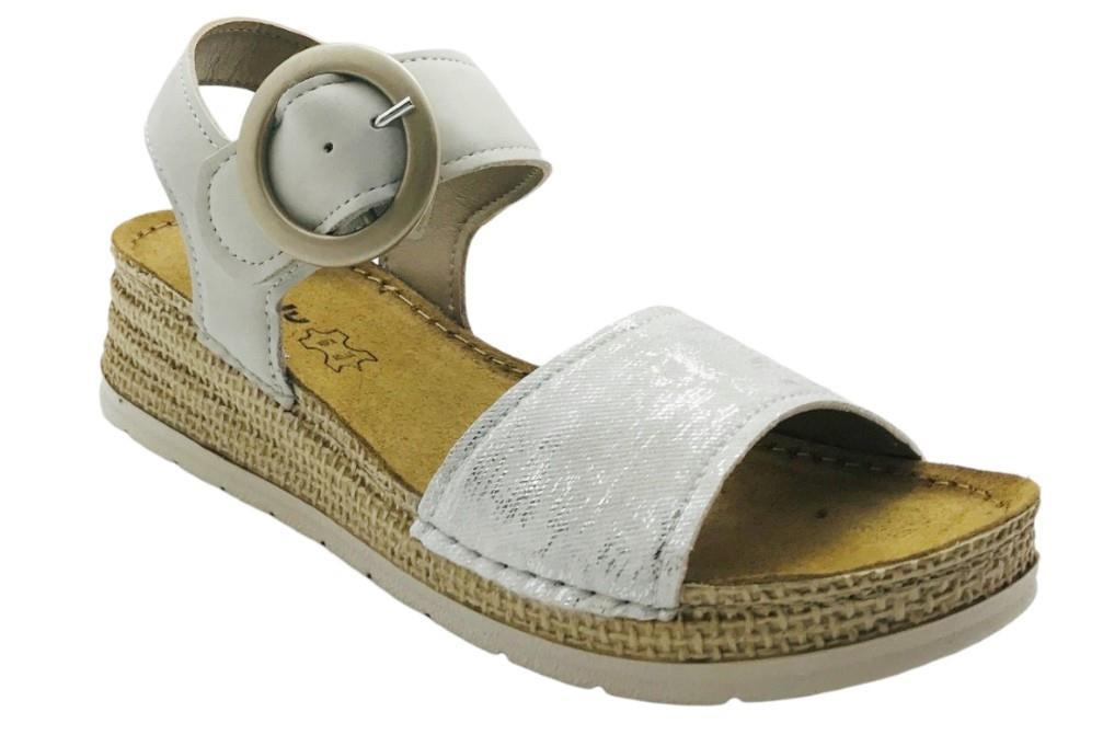 Inblu Sandalias con cuña mod RV000013 en hielo para mujer