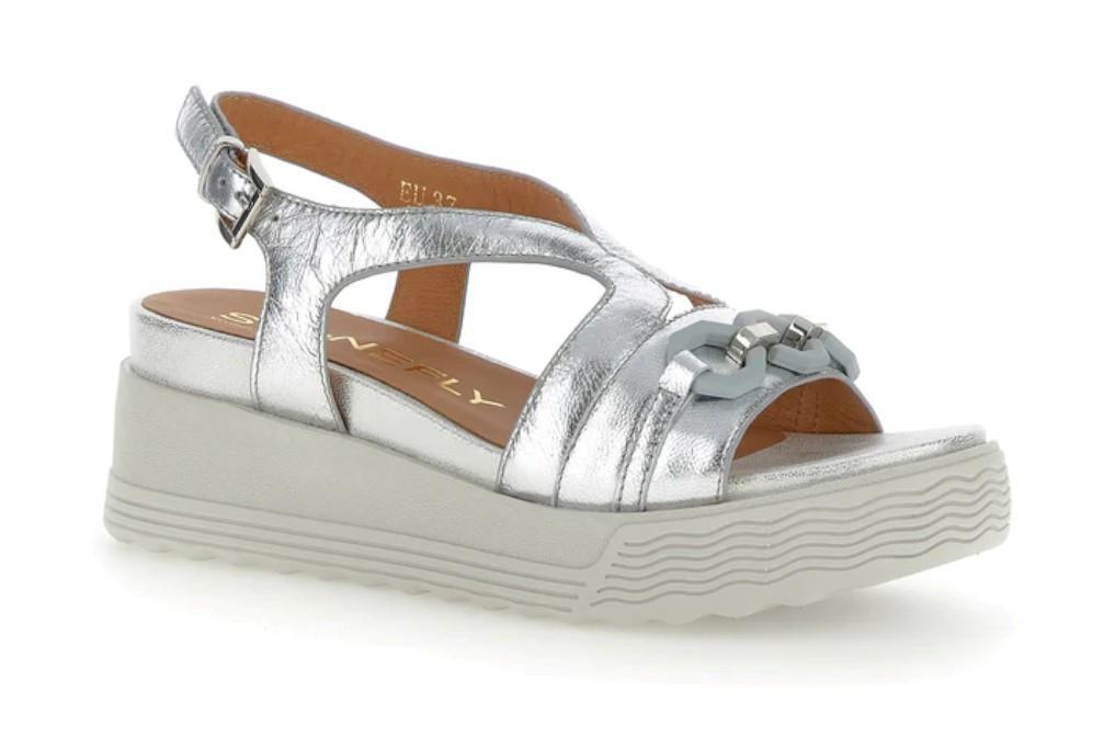 Sandalias con plataforma Stonefly PARKY 31 en plata para mujer