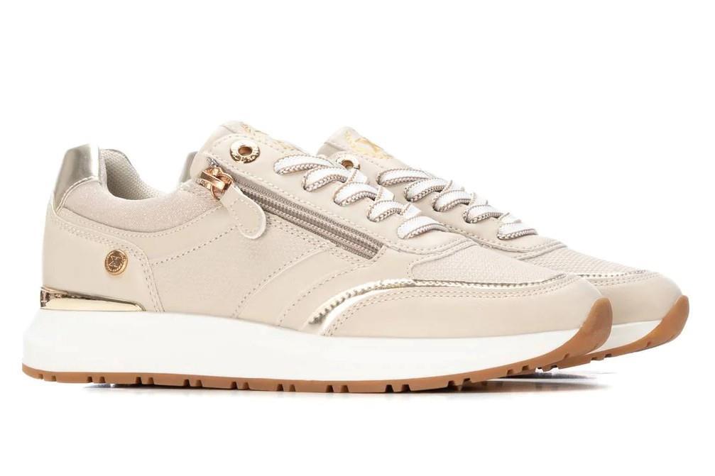 Zapatillas deportivas planas XTI 144183 en beige