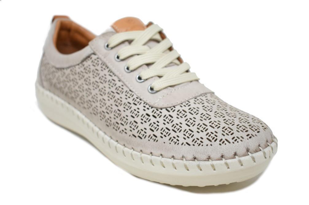 Zapatillas deportivas Erase 030-169 en taupe para mujer