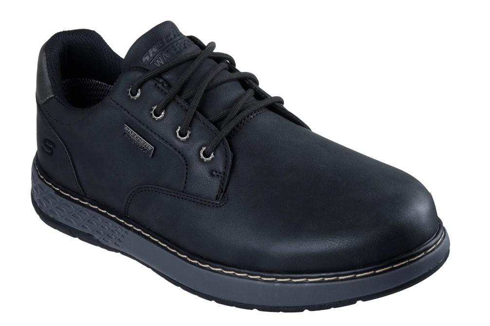 Zapatos deportivos Skechers Waterproof Relaxed Fit: Garlan - Pryor en negro