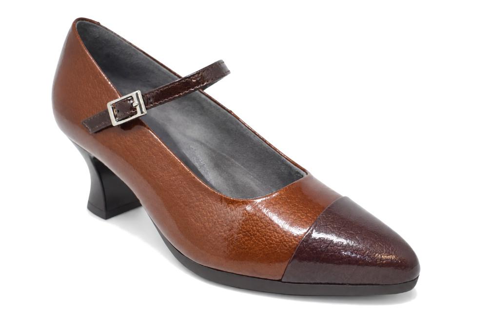 Zapatos de Salón Pitillos 11683 Marrón Mujer – Zapatos de Tacón para fiesta cómodo