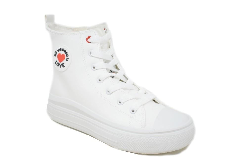 Zapatillas de lona Maraval W0349 en blanco para mujer