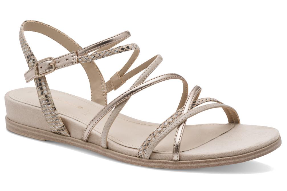 Sandalias planas Tamaris 1-28103-42 en color nude