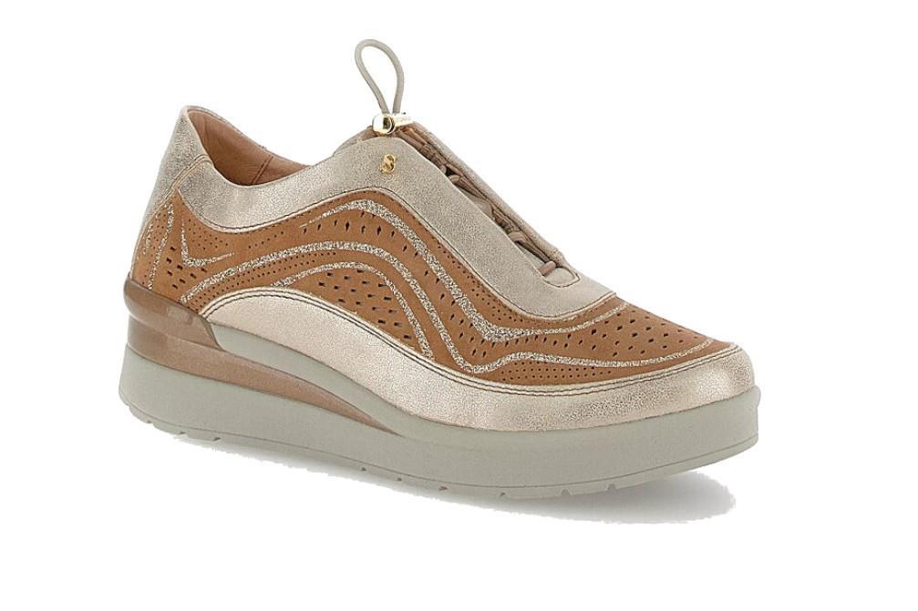 Zapatillas deportivas Stonefly CREAM 38 en marrón para mujer.