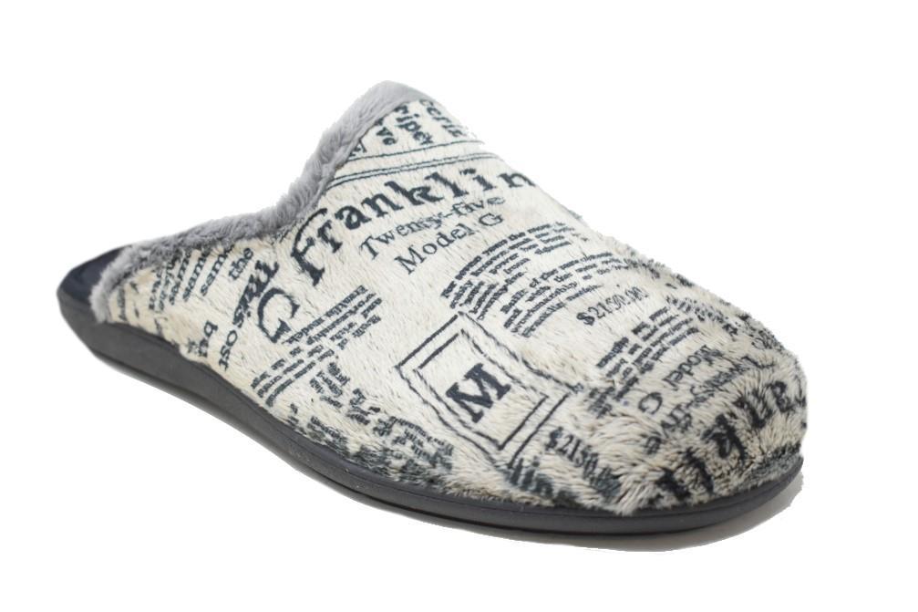 Zapatillas de casa XPATRI 317 Franklin en gris para hombre