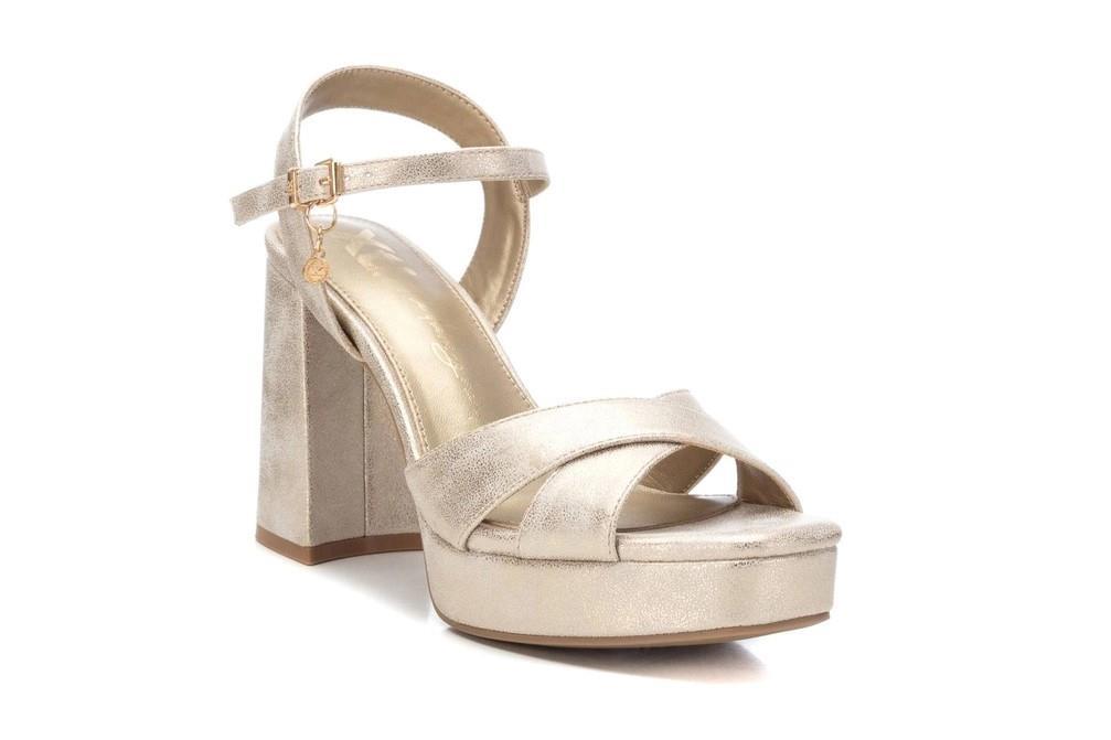 Sandalias de fiesta XTI 142357 en oro para mujer